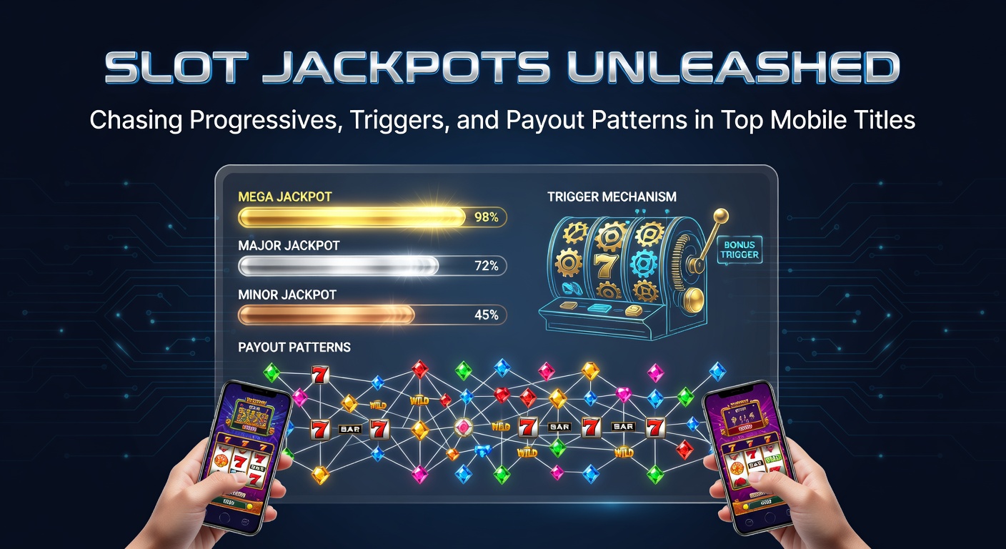 Leuchtender Progressive-Jackpot-Bildschirm auf einem Smartphone mit explodierenden Münzen und animierten Symbolen, die einen großen Gewinn andeuten