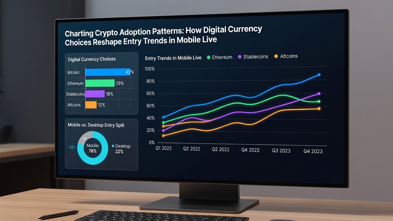 Grafik zu Eintrittstrends mit Krypto-Optionen in mobilen Aggregatoren