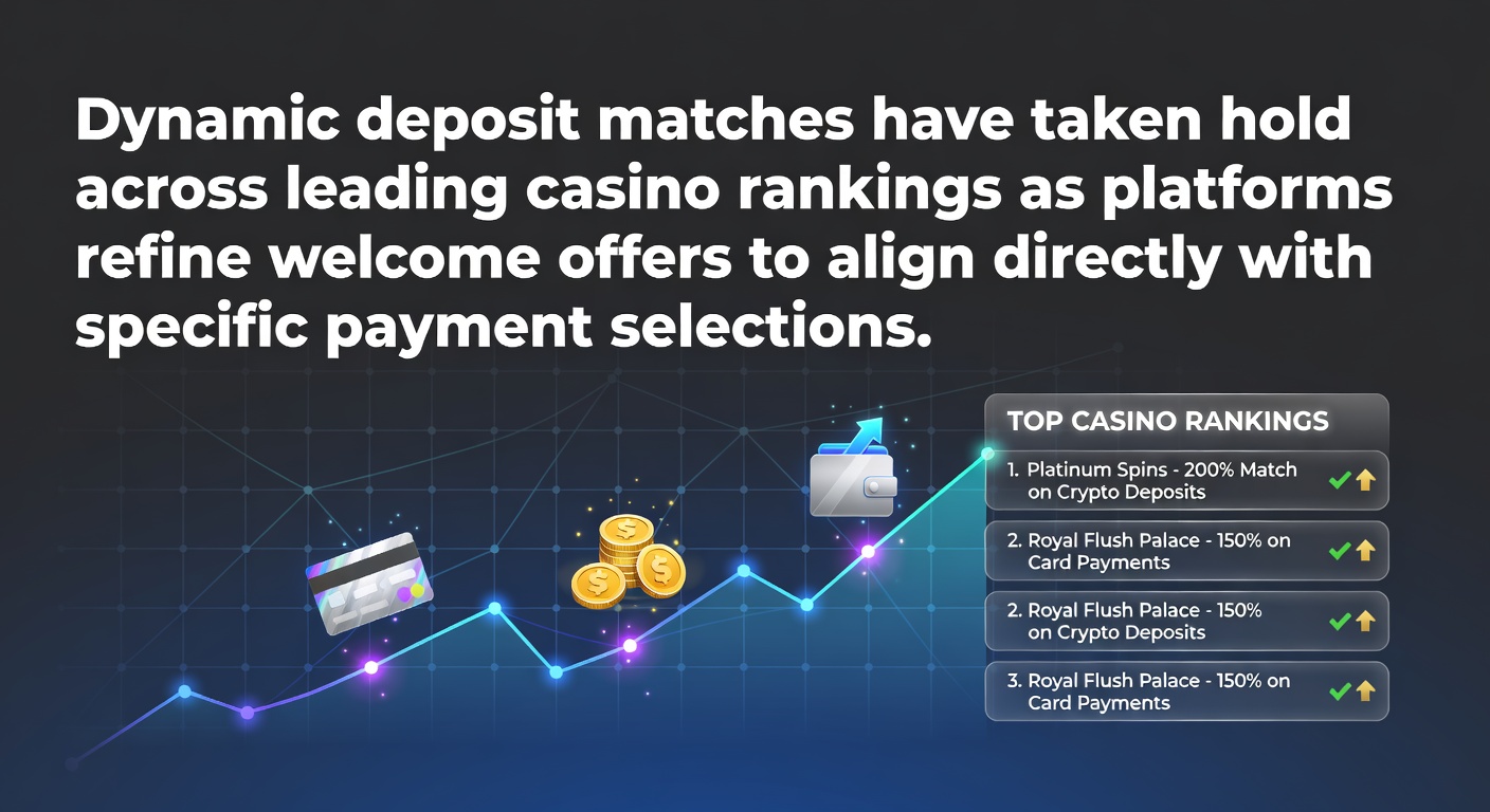 Darstellung dynamischer Einzahlungsboni in Casino-Rankings mit verschiedenen Zahlungsmethoden