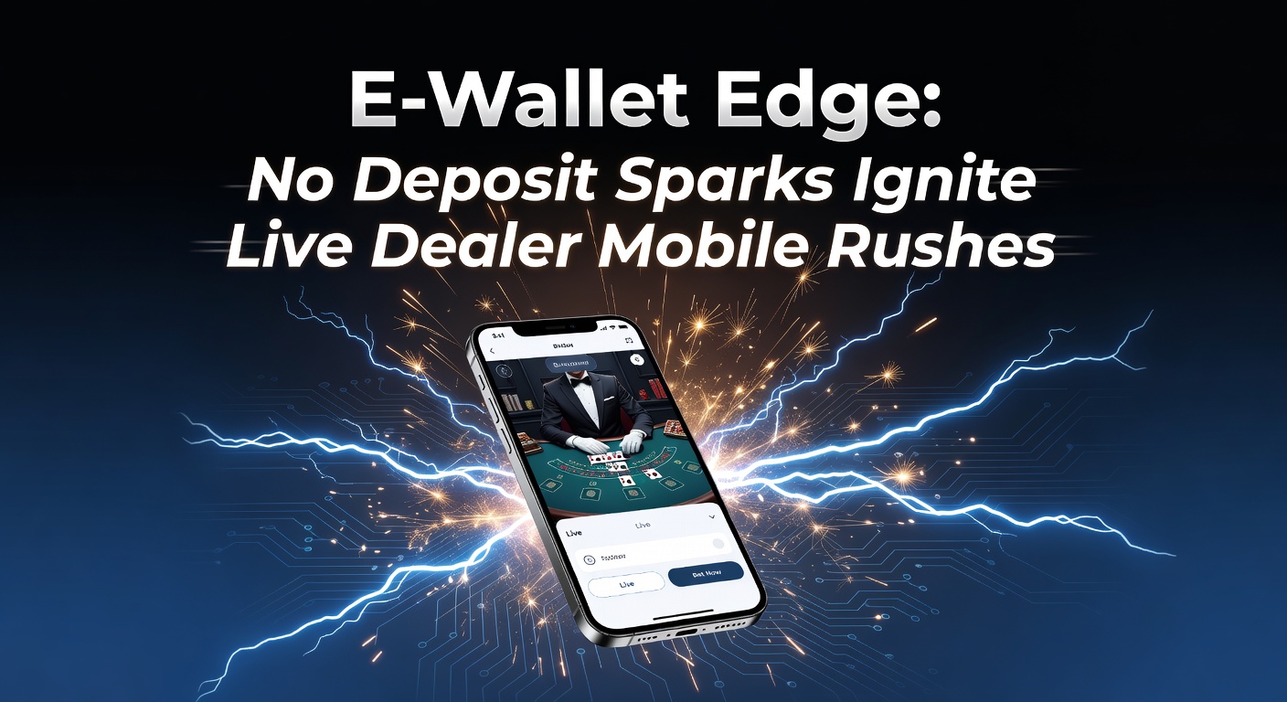 Dynamische Grafik, die schnelle E-Wallet-Transaktionen in Live-Dealer-Sessions auf Smartphones zeigt, mit pulsierenden Boni-Icons und mobilen Bildschirmen