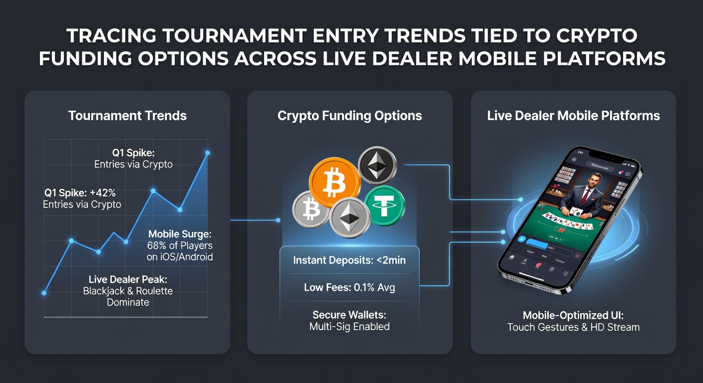 Analyse von Turniereintritten und Krypto-Optionen auf mobilen Live-Dealer-Plattformen